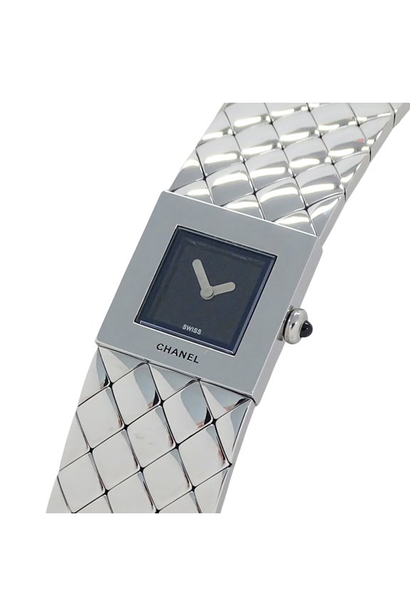 Pre-Owned Chanel women's watch, brand name, Matelass, quartz, stainless steel (SS), H0009,...