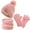 Pink, variant on REDESS Unisex Kids Winter Beanie Hat, Gloves and Scarf Set, Acrylic, Purple, 3-9 Years