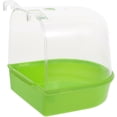 thumbnail image 1 of Shisuyan Creative Bird Bathing Box Plastic Parrot Shower Container Bird Cage Accessory, 1 of 8