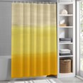 thumbnail image 6 of Yellow Ombre Shower Curtain Set, Waterproof Shower Curtains for Bathroom, Modern Abstract Art Abstract Washable Fabric Cloth Bath Curtain for Bathtub Decoration with Hooks 60x72 Inches, 6 of 9