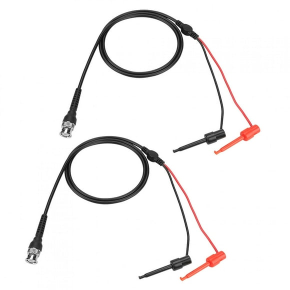 Test Lead,2Pcs BNC to Dual Coax Cable BN Cto Dual Testing Hook Built to Last