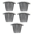 thumbnail image 1 of 5 Pcs Peignes Latéraux en Perles Accessoires pour Cheveux, 1 of 9