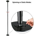 thumbnail image 5 of Yescom Professional Stripper Pole 45mm Spinning Static Dance Pole Kit for Party Pub Fitness, Max Load 1102 Lbs, Black, 5 of 11