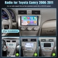 thumbnail image 4 of Radio de coche Leadafn para Toyota Camry 2006-2011 con JBL de 9 pulgadas, 4 of 9