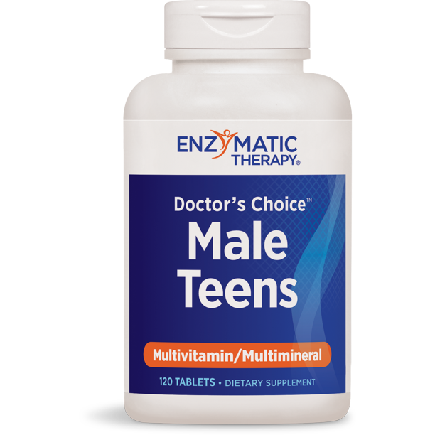 Enzymatic Therapy Doctor's Choice Male Teens Multivitamin Tablets, 120