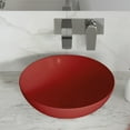 thumbnail image 3 of Ceramic Pop Up Drain w/o Overflow in Matte Red, 3 of 4