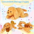 thumbnail image 2 of Juguete de peluche KMUYSL para mamá y perro con 4 cachorros de 40 cm, 2 of 7
