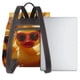 thumbnail image 3 of Fotbe Sunglasses Yellow Duck Mochila Bolso con Estampado para Mujer, Mochila Antirrobo de Nylon Impermeable, Bolsa Ligera de Hombro, 3 of 4