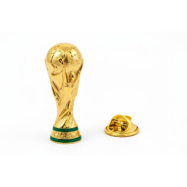 Edición oficial de la Copa Mundial de la FIFA 2026, pin de trofeo 2.5D de 1 pulgada, color dorado, h