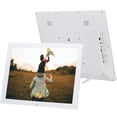 thumbnail image 4 of 15 Inch Portable HD LED Digital Picture Frame Clock Movie Player Album Function With Remote Controller,Whith, 4 of 7