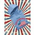 thumbnail image 3 of Independence Day Waving Flag Hoodie Women -Image by Shutterstock, Female Large, 3 of 4