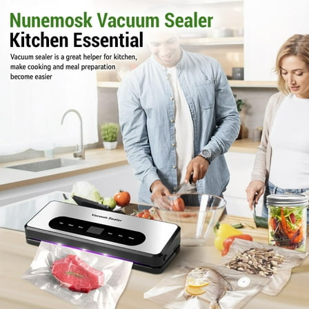 Vacuum Sealer  with Starter Kit 15 Pack, 90kPa Powerful Suction Food Saver