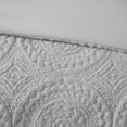 thumbnail image 3 of Home Essence Alivia Medallion Ultra Plush Comforter Mini Set, Twin, Grey, 3 of 9