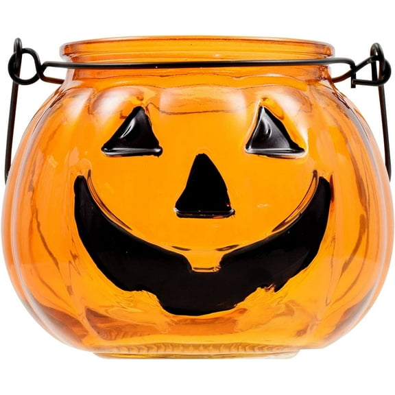 Halloween Pumpkin Tealight Candle Holder