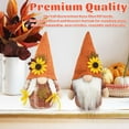 thumbnail image 2 of Thanksgiving Gnomes Fall Decorations Sunflower Plush Gnomes for Tiered Tray Autumn Harvest Thansgiving Decor 2Pcs, 2 of 6