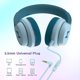 thumbnail image 4 of Candy Bila Auriculares para niños, Auriculares con cable para niños sobre la oreja con micrófono, Auriculares con limitador de volumen de 85/94 dB para niñas y niños, Auriculares plegables para aprend, 4 of 5