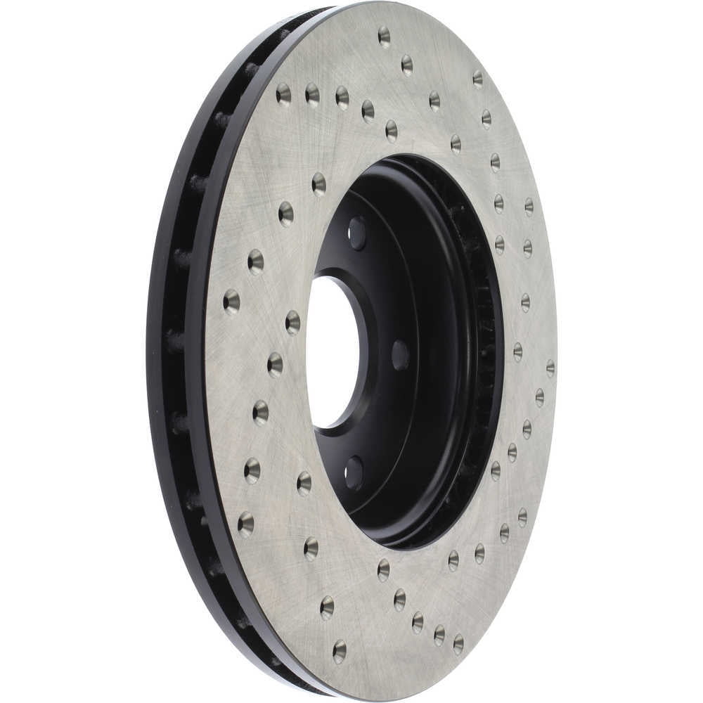 StopTech Drilled Sport Brake Rotor - 128.61100R Fits select: 2012-2018 FORD FOCUS, 2013-2014 FORD C-MAX PREMIUM