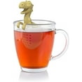thumbnail image 3 of Infusor de té, difusor de filtro de dinosaurio y cáscara de huevo, colador de silicona para té suelto para diferentes tazas y hojas(Amarillo)(1 pieza), 3 of 5
