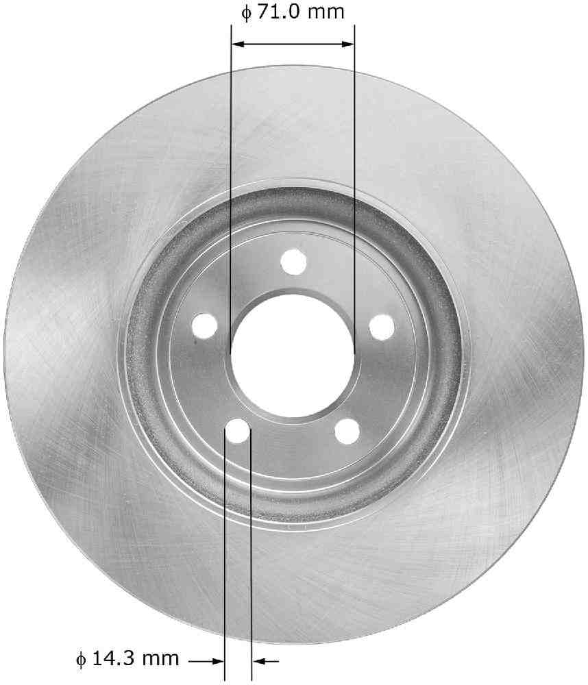 Bendix PRT6023 Premium Brake Rotor