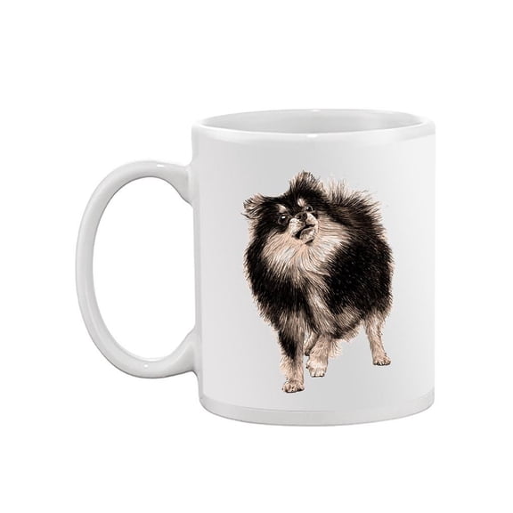Cute Pomeranian Design Mug  -Image by Shutterstock,