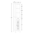 thumbnail image 3 of Armoire haute Prescott - Blanc, 3 of 9