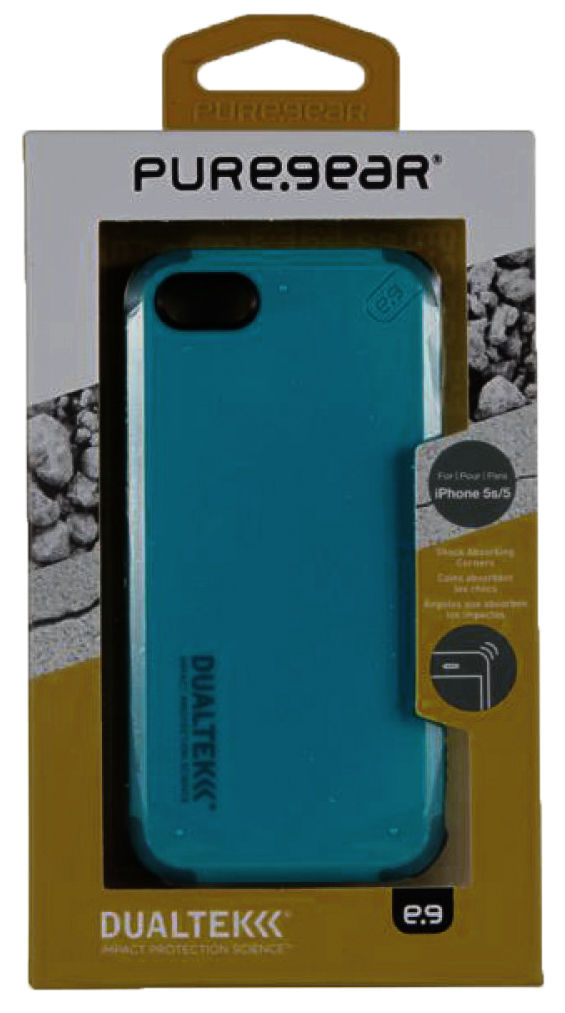 Case for iPhone 5/5S/5c SE, PureGear [Caribbean Blue] Dualtek Extreme Rugged Cover for Apple iPhone 5/5s/5c/SE 2016 - image 5 of 5