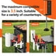 thumbnail image 4 of Monstrate Soporte de almacenamiento de barbacoa ligero y portátil de configuración sencilla de metal para asar a la parrilla Cocina y Comedor, 4 of 6