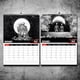 thumbnail image 5 of Billuyoard Calendario colgante de pared 2022 con arte punk Regalo de año nuevo Colección de arte para sala de estar interior Decoración Planificación Almacenamiento y organización del hogar Billuyoard HA012202-00, 5 of 6