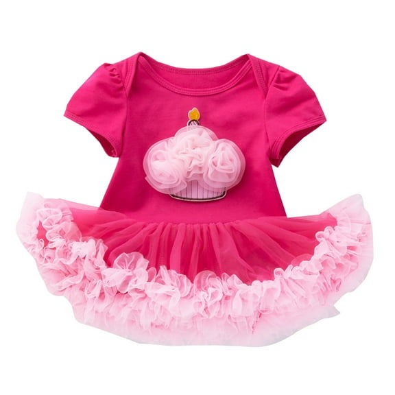 MHZLDYZ Baby Boy Clothes 0-3 Months Infant Girl Baby Children's Skirt Baby Holiday Dress Short Sleeve Dress Skirt Climbing Suit Romper Bodysuit Baby Boy Onesies Newborn Onesies Girl (I,80)
