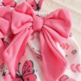 thumbnail image 5 of CAUYDY Infant Girl Clothes Cute Baby Ruffle Long Sleeved Bodsuit 3Pcs Layette Set 0 3 6 9 12 18 Months Newborn Girl Outfits Fall Winter Pink Sizes 9-12 Months, 5 of 9