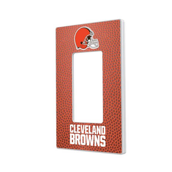 Cleveland Browns Football Design Single Rocker Light Switch Plate