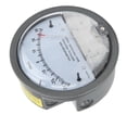 thumbnail image 1 of Differential Pressure Gauge, Breakage Resistant Transparent Plastic  Low Power Consumption 1/8 Female Thread Pointer Pressure Gauge  For  Room, 1 of 8