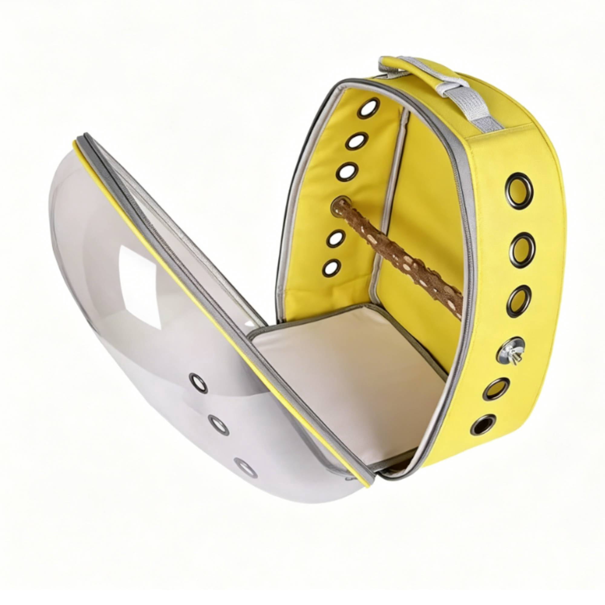Backpack Pet Carriers,cat backpack carrier,Large Space Bubble Pet Backpack for Small Medium Dogs and Cats,Traveler Bubble Backpack Pet Carrier,Yellow