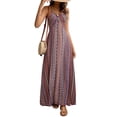 thumbnail image 2 of Mawalde Womens Spaghetti Strap Dress Summer Dresses Beach Cover Ups Casual Sundresses Red XL, 2 of 7