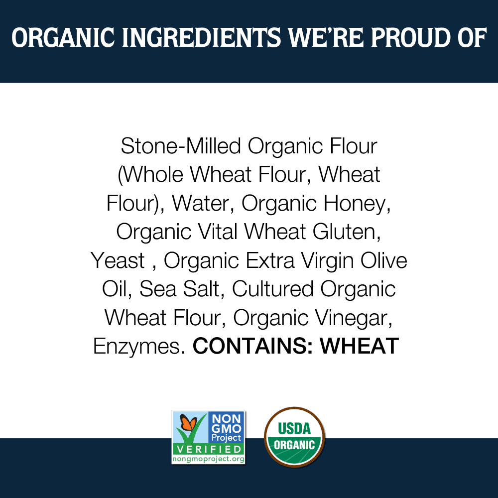 One Mighty Mill Stone-Milled Whole Wheat Organic Bread Loaf, 24 Oz