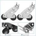 thumbnail image 3 of WHAMVOX 1Jgo Para Puertas Correderas De Con Ajustable Y Deslizamiento En Color Plata, 3 of 8