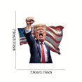 thumbnail image 3 of Adorno Acrílico Trump para Llavero Mochila Coche (grito Nacional), 3 of 3