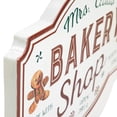 thumbnail image 7 of Northlight Gingerbread "Mrs. Claus' Bakery Shop" Metal Christmas Wall Sign - 18", 7 of 7