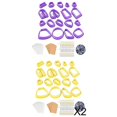 thumbnail image 1 of Juego de 2 Cortadores de Arcilla Polimérica de Plástico para Pendientes, Accesorios de Bricolaje, Anillos de Salto Macarena Cortadores de arcilla polimérica, 1 of 8