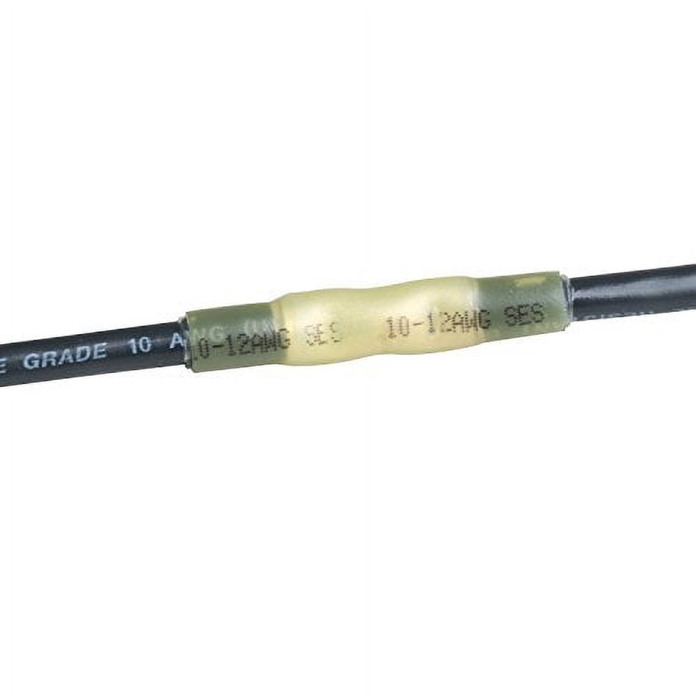 Gardner Bender AMT-4126 Butt Splice Connector, Yellow, Heat Shrink, 12-10 AWG; 5-Pk. - Quantity 1