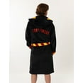 thumbnail image 2 of Harry Potter Unisex Black Hooded Bathrobe, 2 of 7