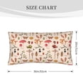 thumbnail image 4 of Bingfone Retro Autum Mushrooms Printed Pillowcase 20x36 inches - Standard Pillow Cases with Envelope Closure,Gifts for Women Men, 4 of 9