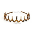 thumbnail image 2 of Genreen Zig Zag Headbands for Women Teen Girls Men, Plastic Hair Bands with Teeth Thin Zigzag Head Bands for Women's Hair, Non Slip Black Comb Hairbands Accessories, 4 Packs, 2 of 6