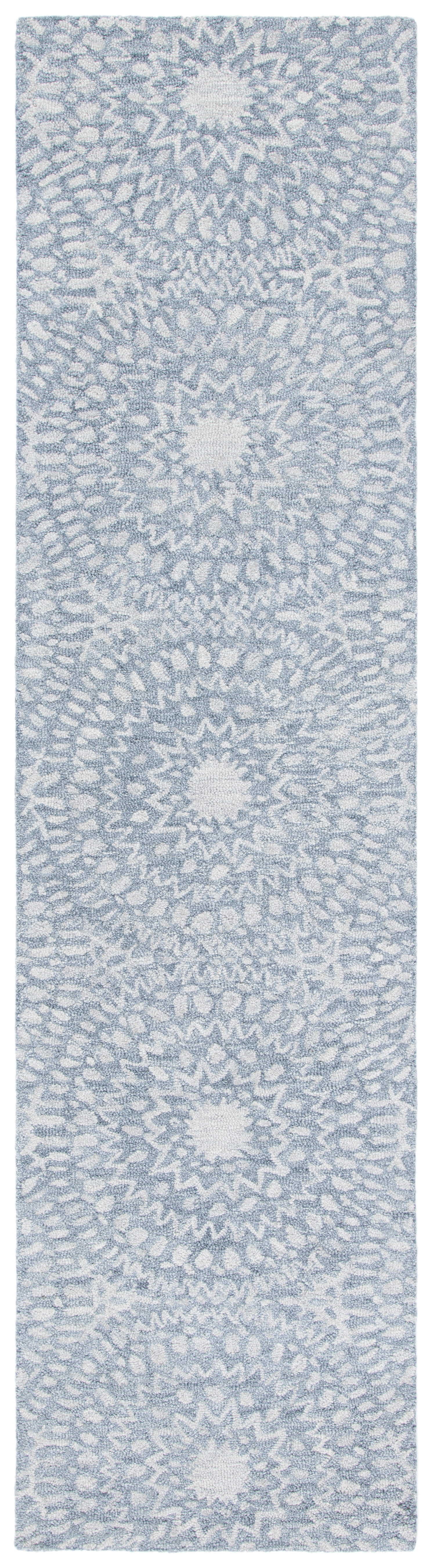 Safavieh Metro Lynette Geometric Runner Rug, Ivory/Dark Gray, 2'3" x 9'