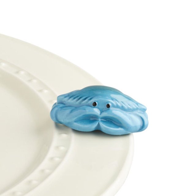 Nora Fleming Hand-Painted Mini: Don't be a Crab (Blue Crab) A91
