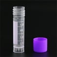 thumbnail image 4 of 100Pcs 2ml Purple Lab Plastic Frost Test Tubes Vial Seal Cap, Graduated Marks Centrifuge Tubes Skirted Conical Bottom for Laboratory School Educational, 4 of 7