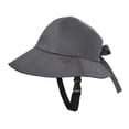 thumbnail image 1 of Sombrero de pescador para mujer, con visera para el sol, cómodo para playa y verano Gris, 1 of 9
