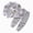 M529-Grey, variant on 2-Piece Pajama Set for Toddler Baby Boys,Cotton Cartoon Pattern Sleepwear Pjs Set(M529-Coffee)