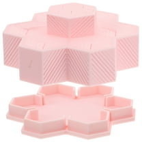 MLINS Silicone Lipstick Holder Lip Gloss Tower Clear Cosmetic Makeup Organizer Lip Stick Storage for Bathroom Vanity Countertop