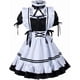 thumbnail image 1 of Delantal de sirvienta francesa, disfraz de Lolita, disfraz de cosplay, conjunto de guantes y calcetines con orejas de gato peludas, 1 of 5